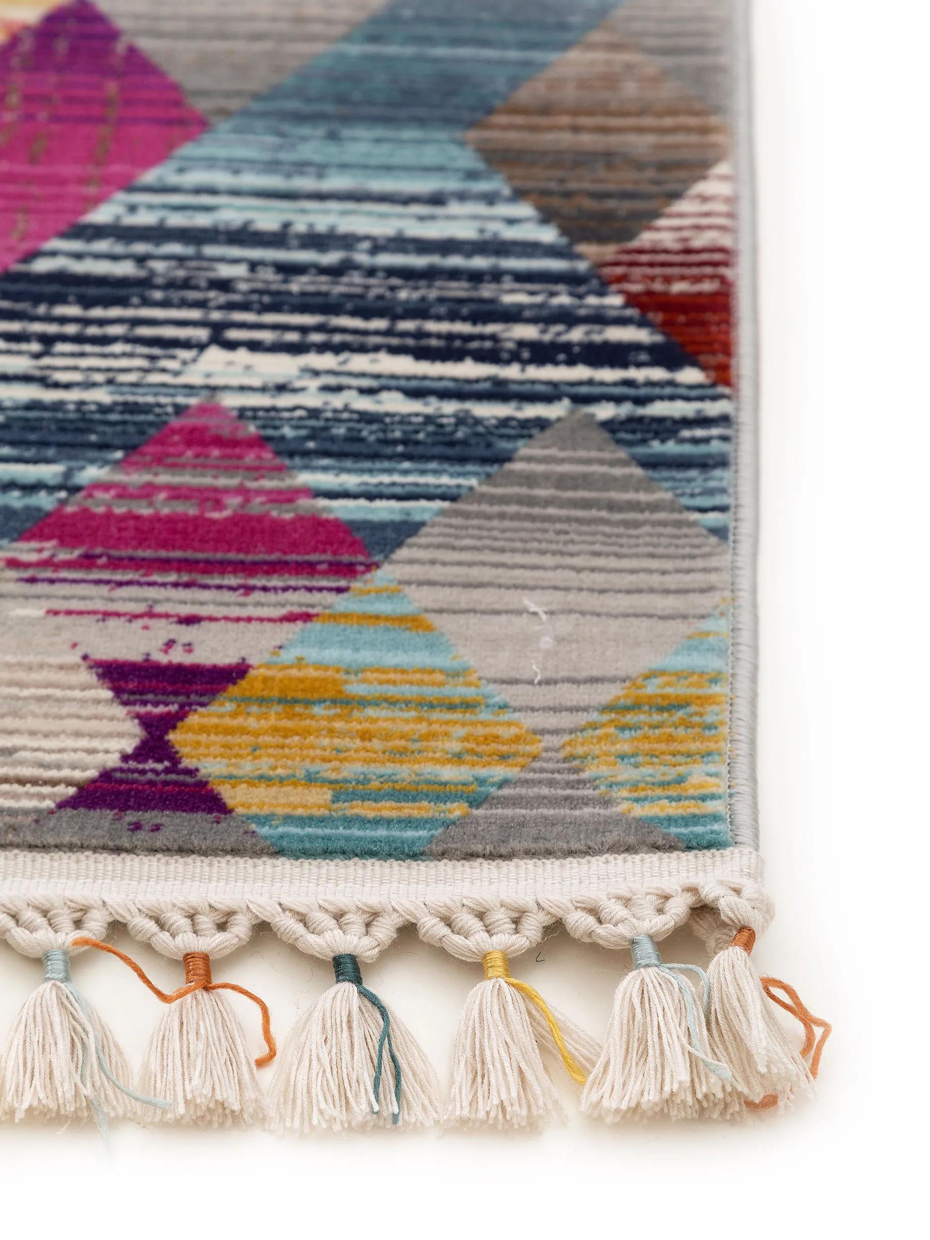 Rug Simsala Multicolour/Charcoal