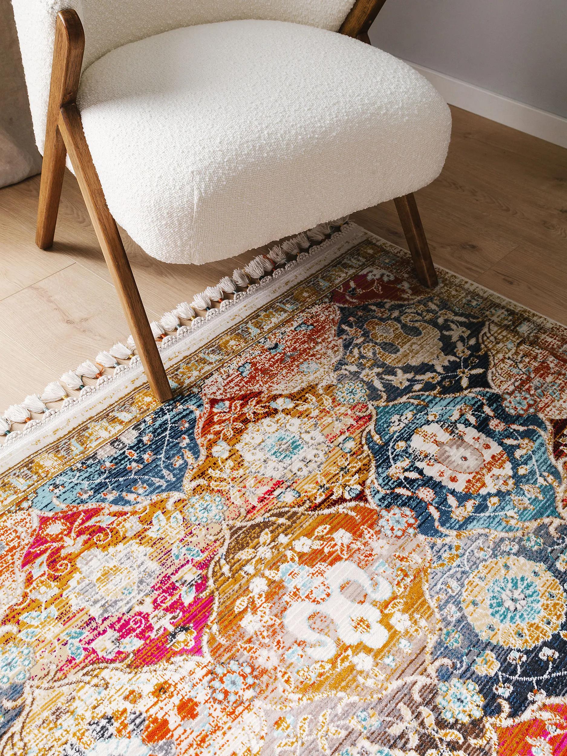 Rug Simsala Grey/Orange
