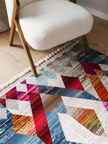 Rug Simsala Multicolour/Charcoal