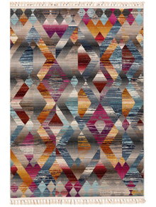 Rug Simsala Multicolour/Charcoal