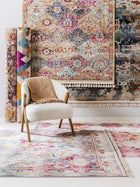Rug Simsala Multicolour/Charcoal