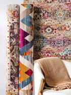 Rug Simsala Multicolour/Charcoal