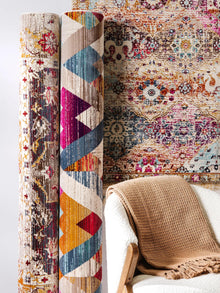 Rug Simsala Multicolour/Charcoal