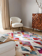 Rug Simsala Multicolour/Charcoal
