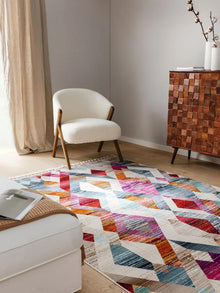 Rug Simsala Multicolour/Charcoal