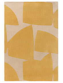 Rug made from recycled material Smilla Yellow