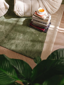 Rug made from recycled material Smilla Green