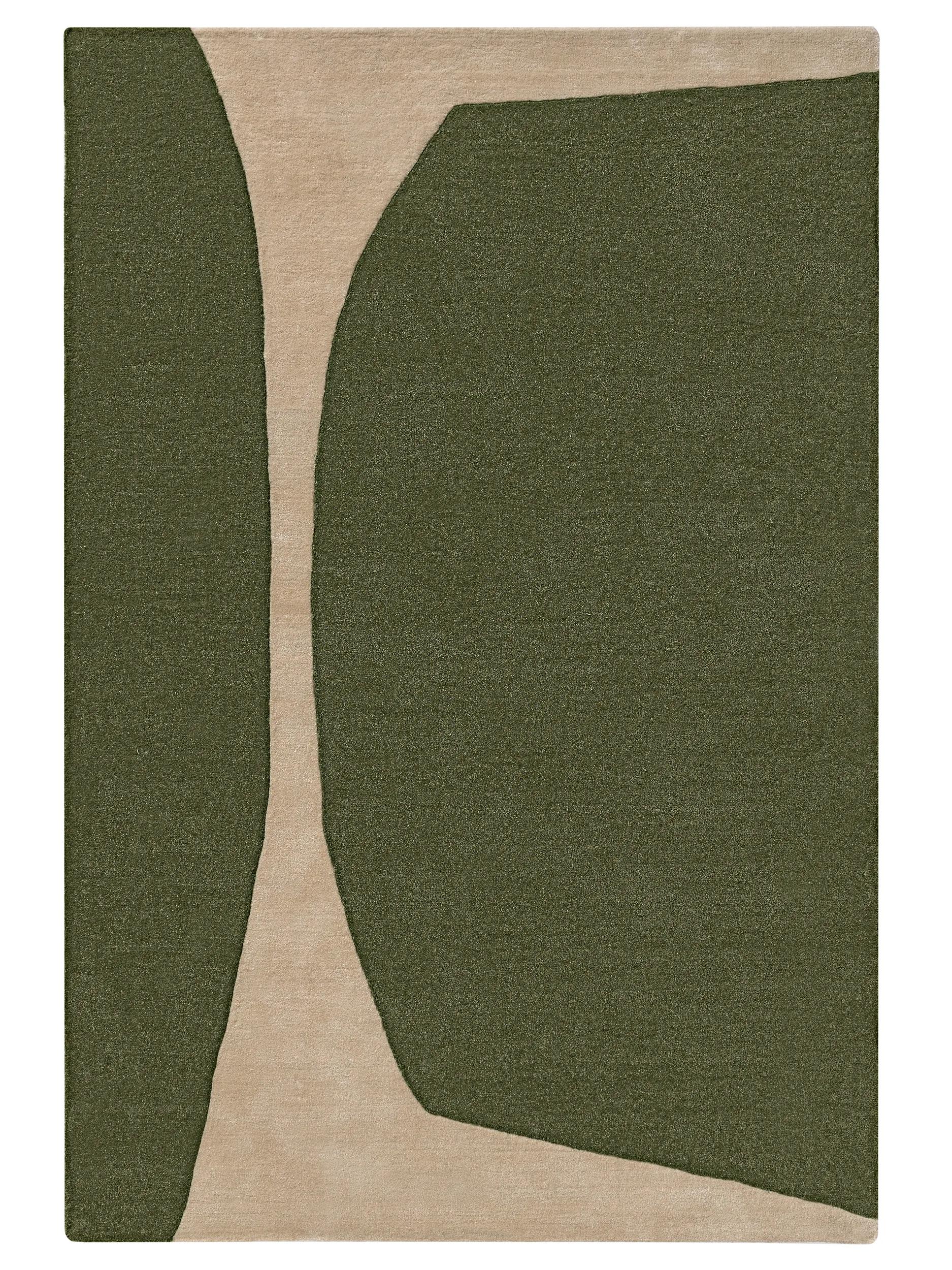 Rug made from recycled material Smilla Green