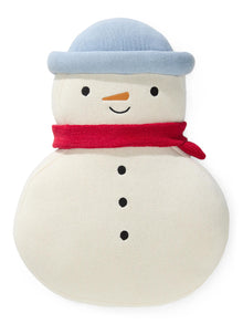Christmas Cushion Snowman White