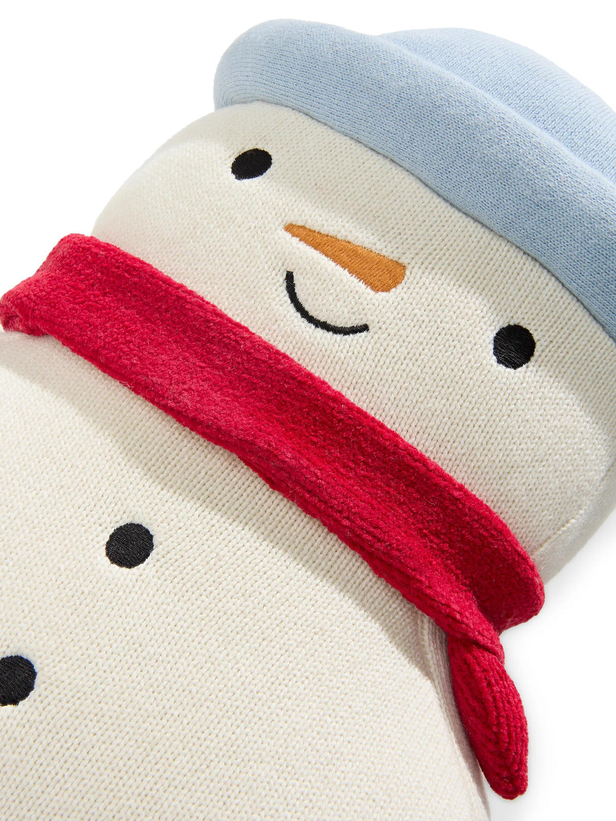 Christmas Cushion Snowman White