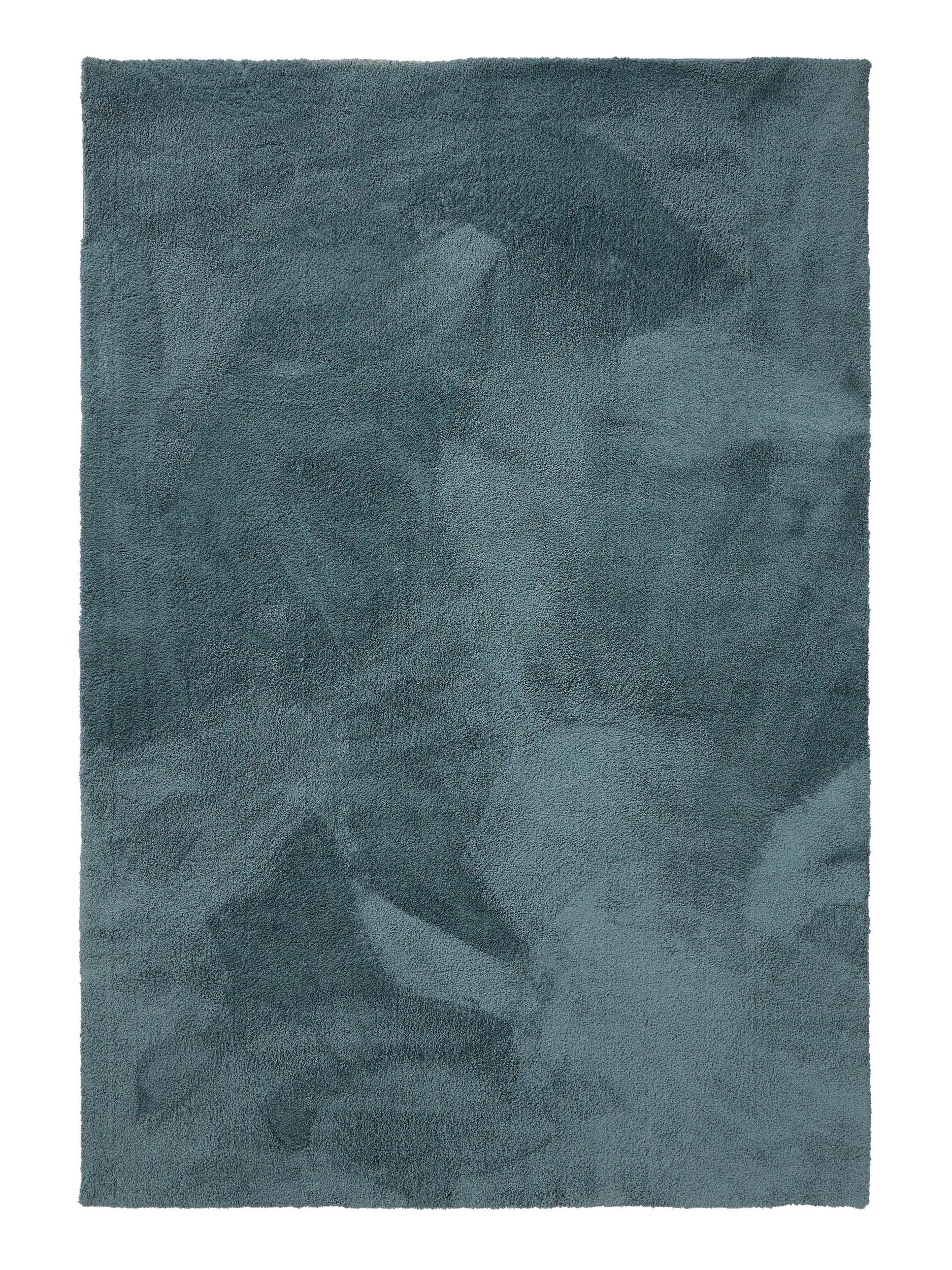 Shaggy rug Soda Blue