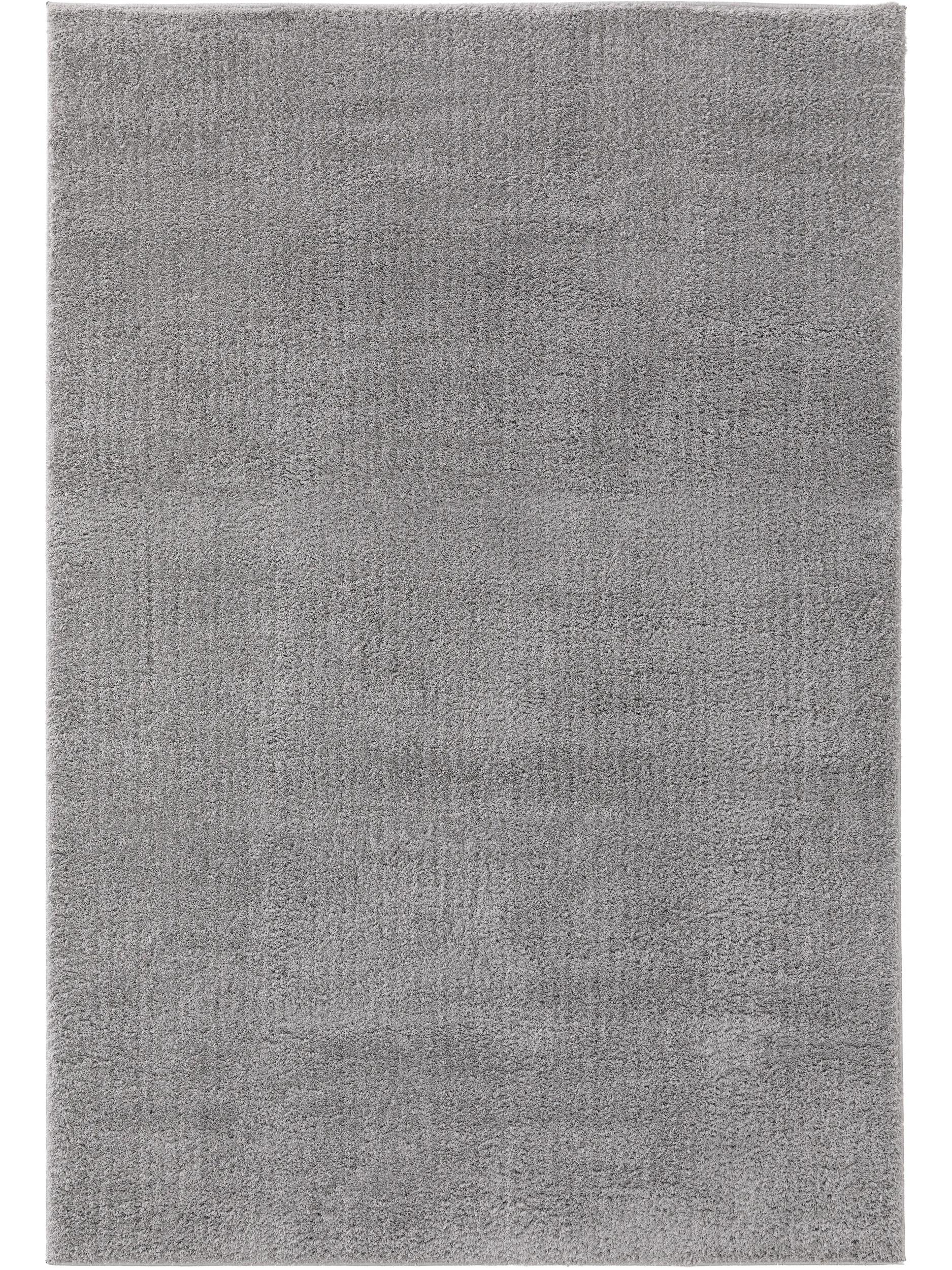 Alfombra peluda Soda Gris