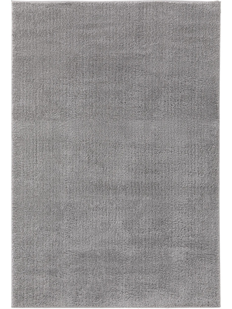 Alfombra peluda Soda Gris