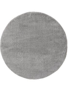 Shaggy Round Rug Soda Grey