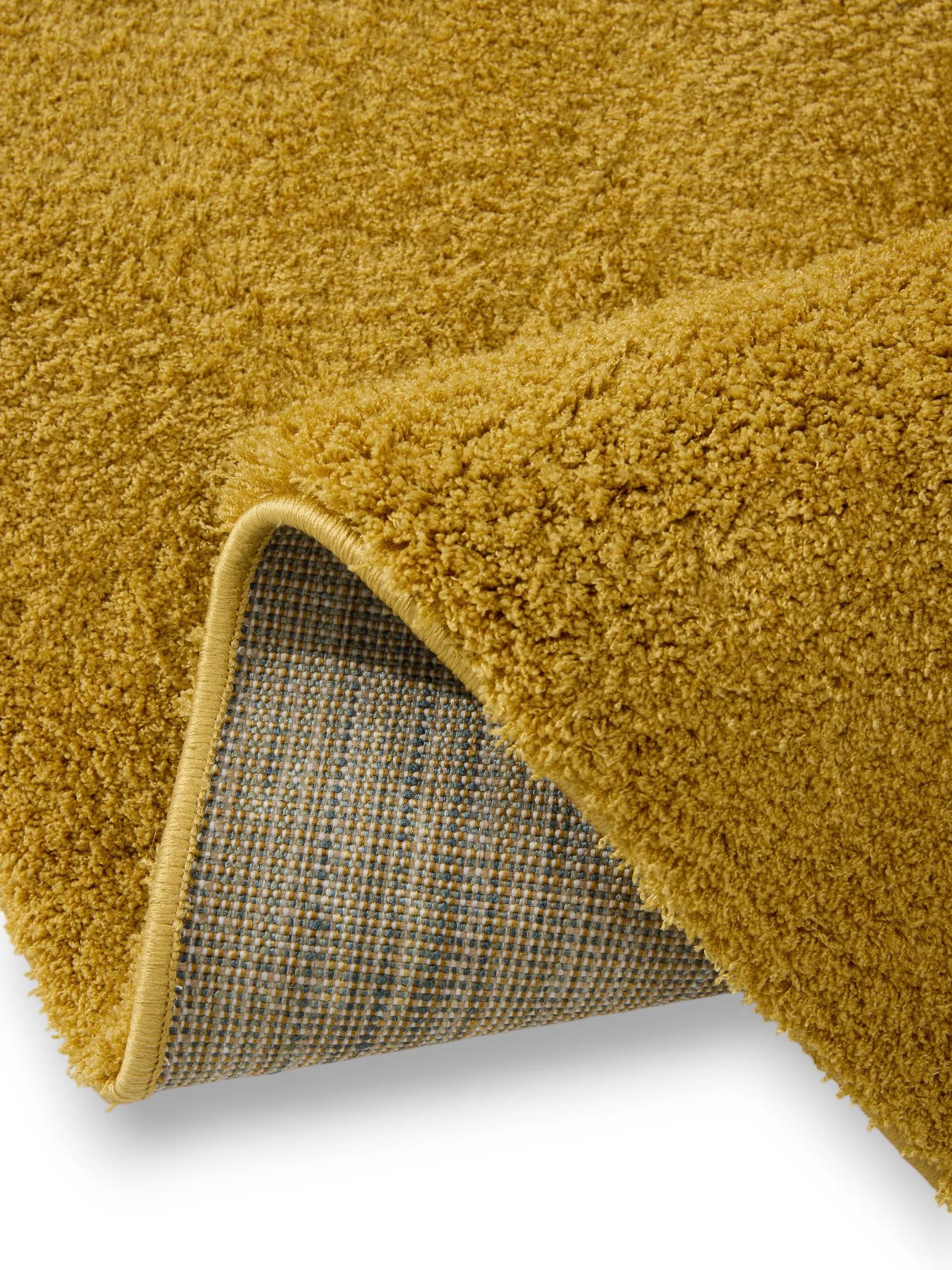 Alfombra peluda Amarillo Soda