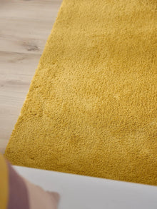 Alfombra peluda Amarillo Soda