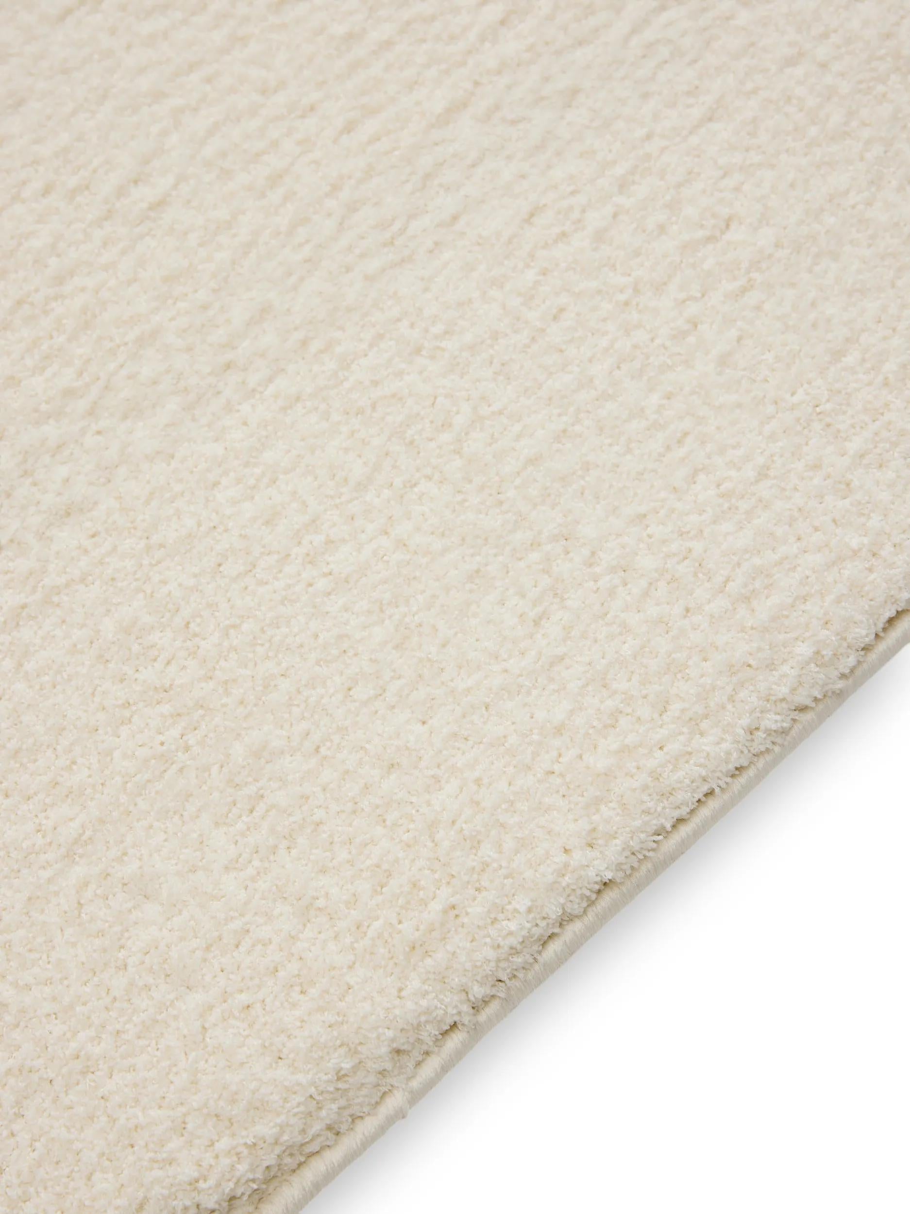 Alfombra peluda Soda Blanca