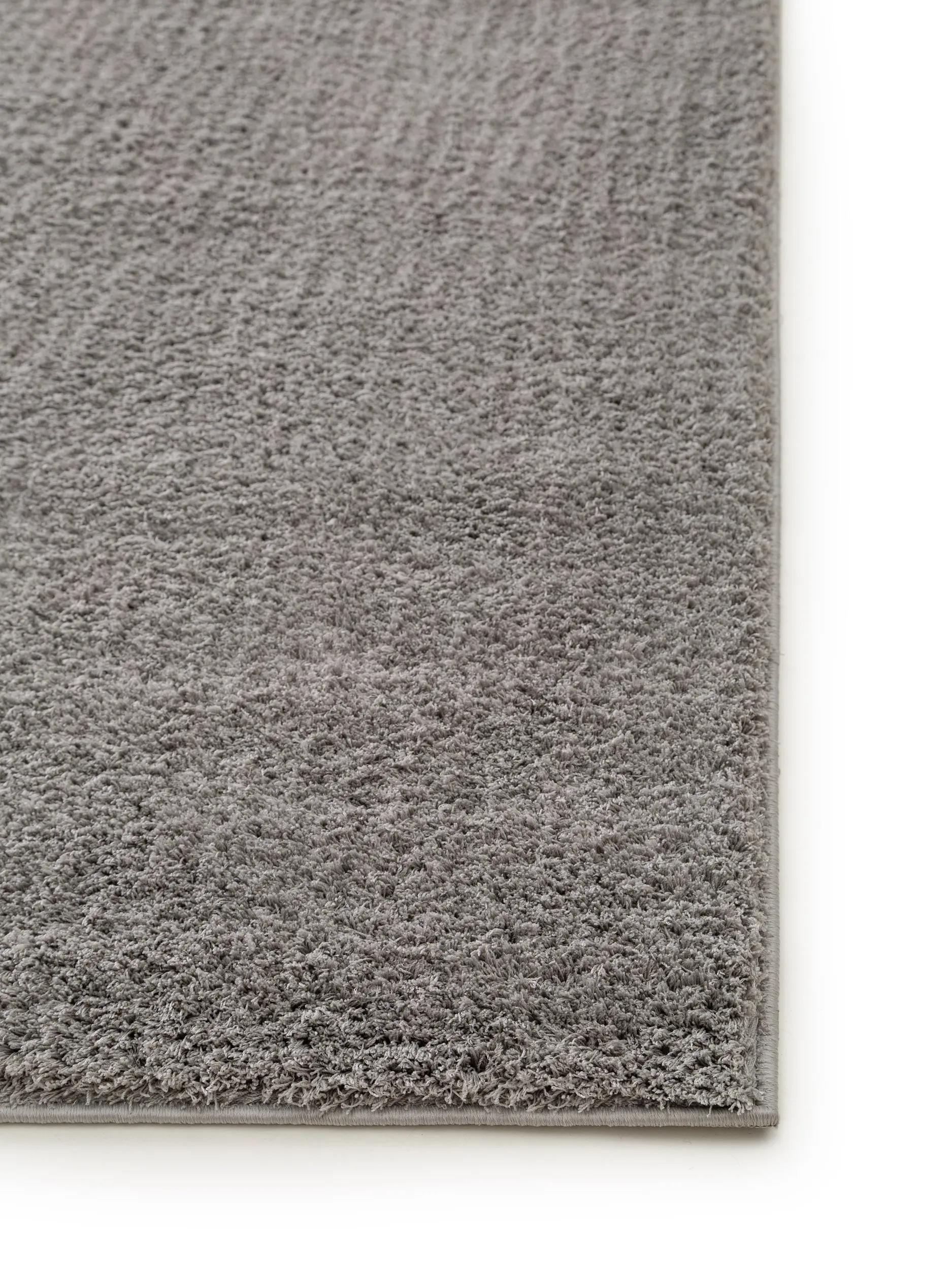 Alfombra peluda Soda Gris