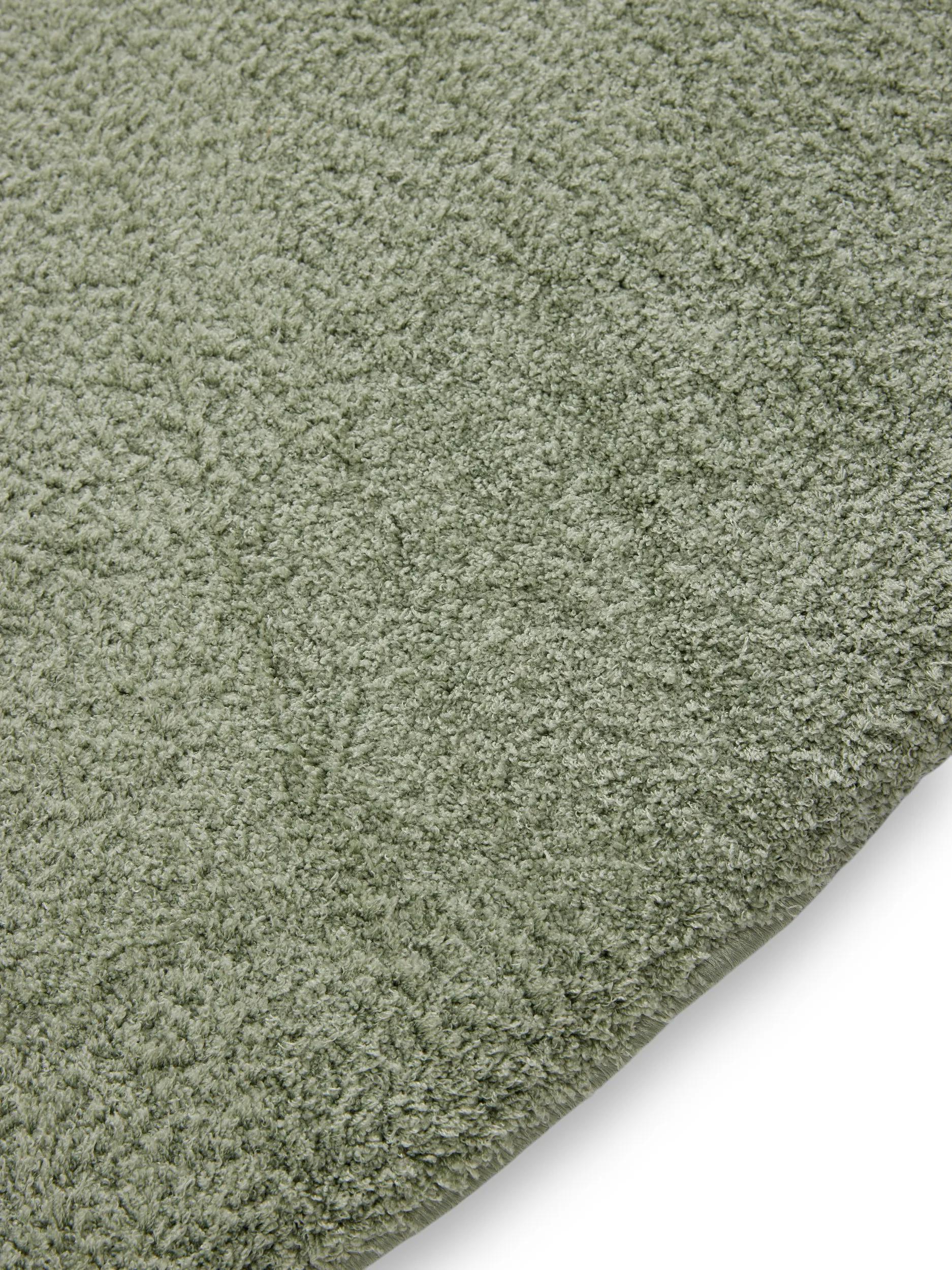 Shaggy Round Rug Soda Light Green