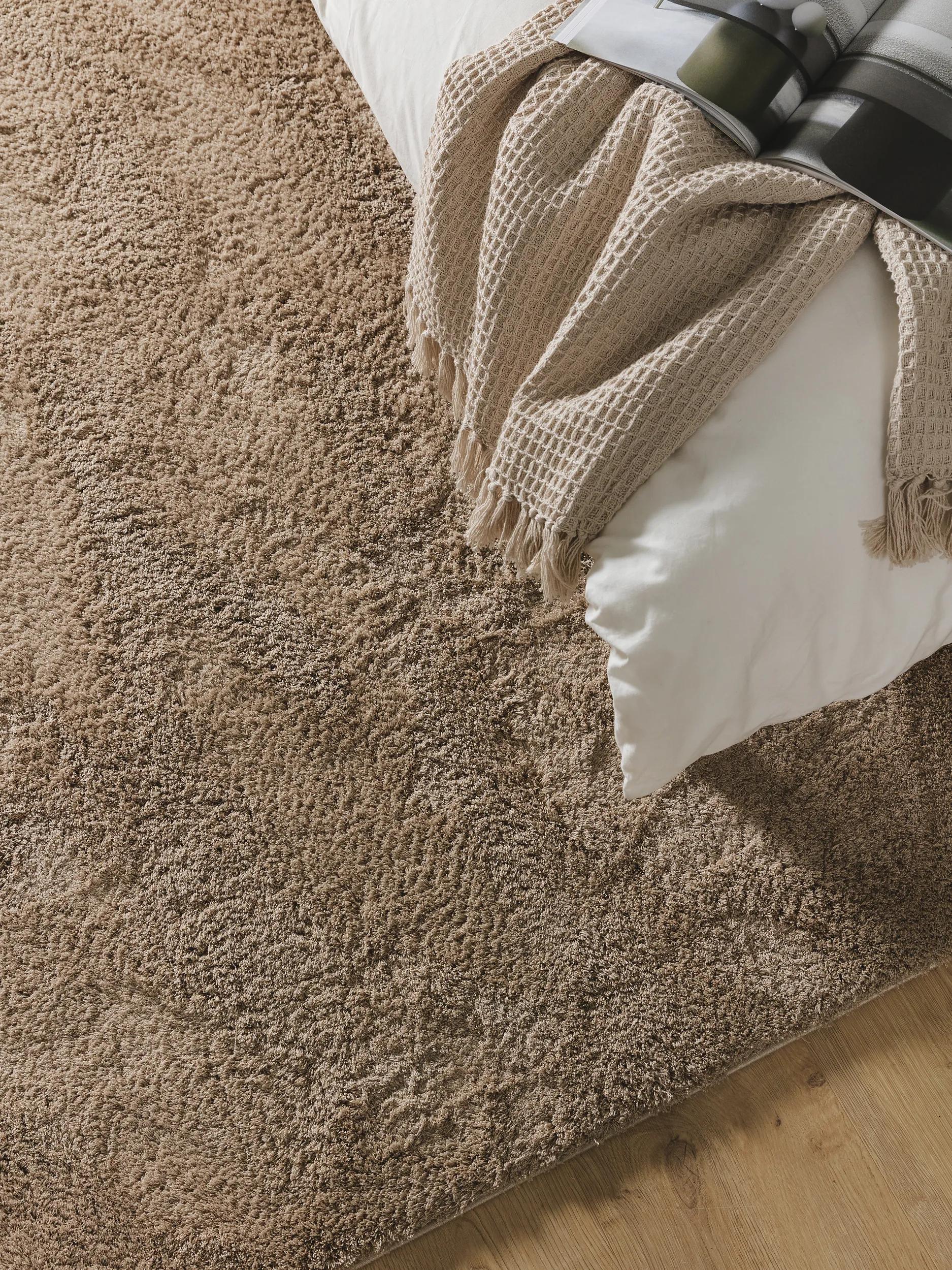 Shaggy rug Soda Beige