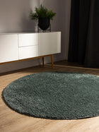 Washable Shaggy Rug Soho Light Green