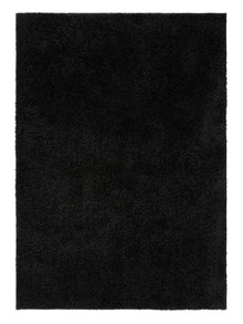 Washable Shaggy Rug Soho Black