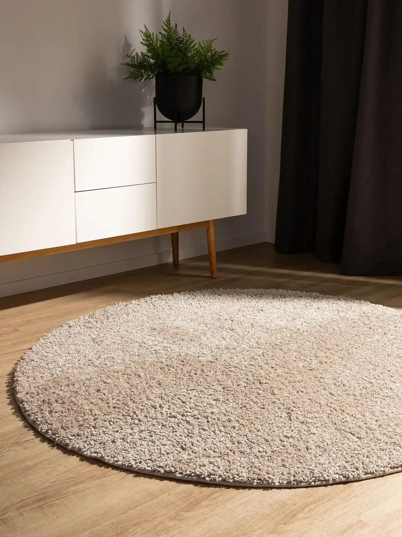 Alfombra Lavable de Pelo Largo Soho Beige