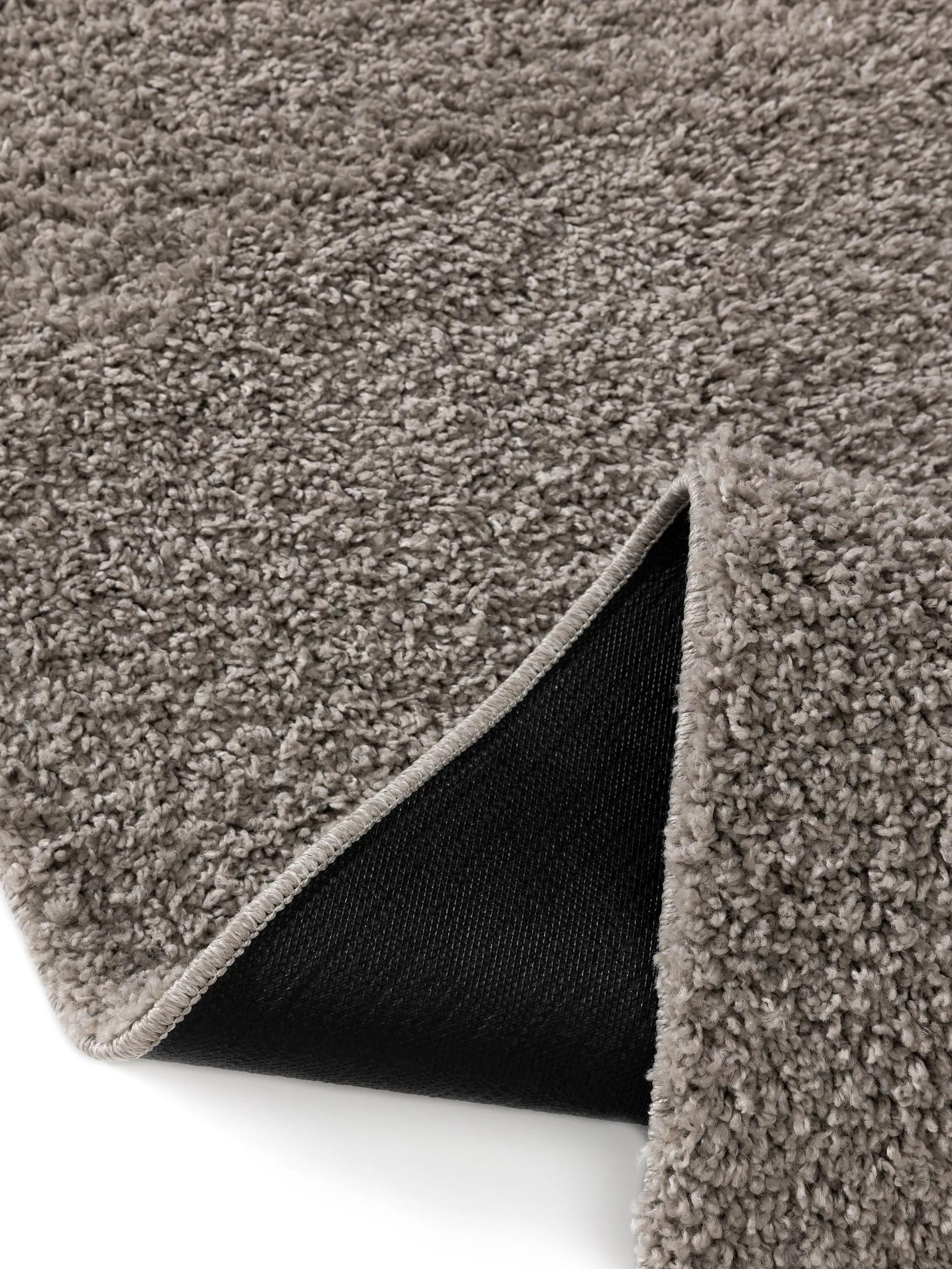 Washable Shaggy Rug Soho Light Grey