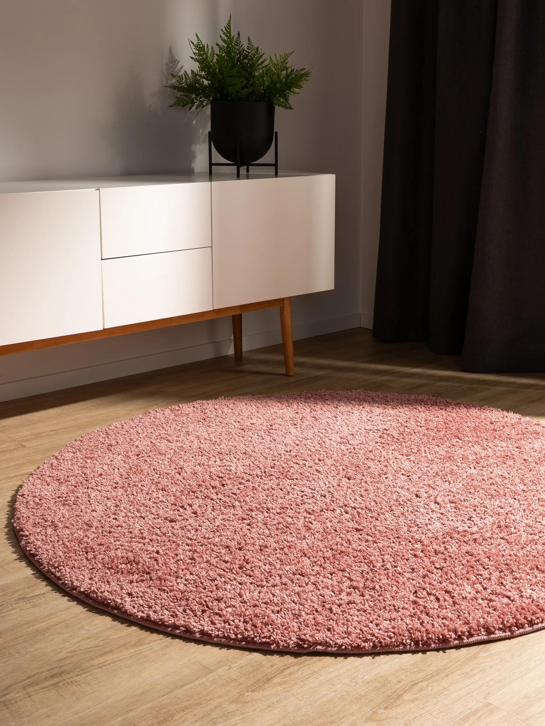 Washable Shaggy Rug Soho Rose
