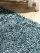 Washable Shaggy Rug Soho Blue