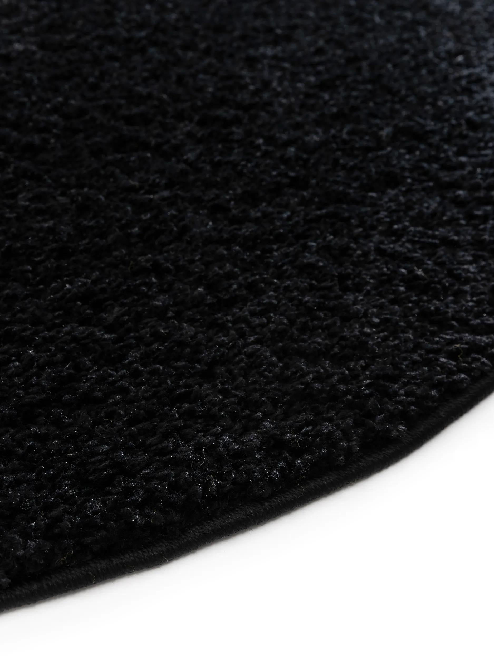 Washable Shaggy Rug Soho Black