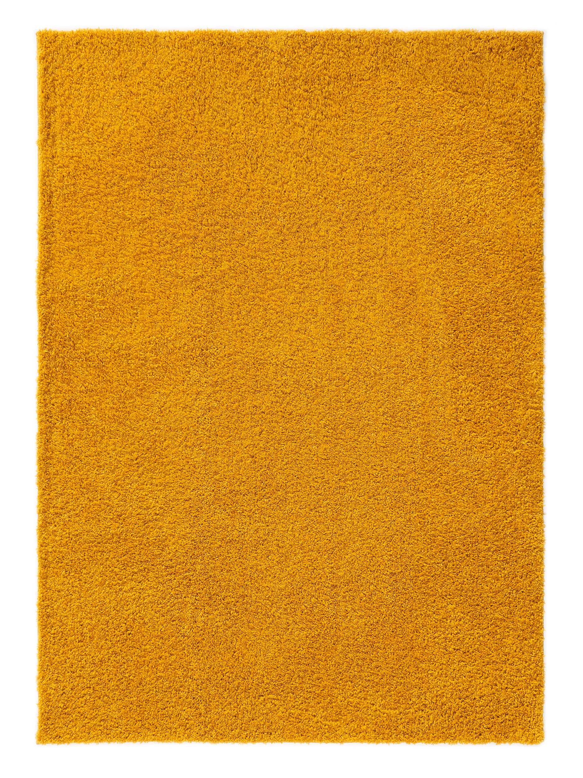 Washable Shaggy Rug Soho Yellow