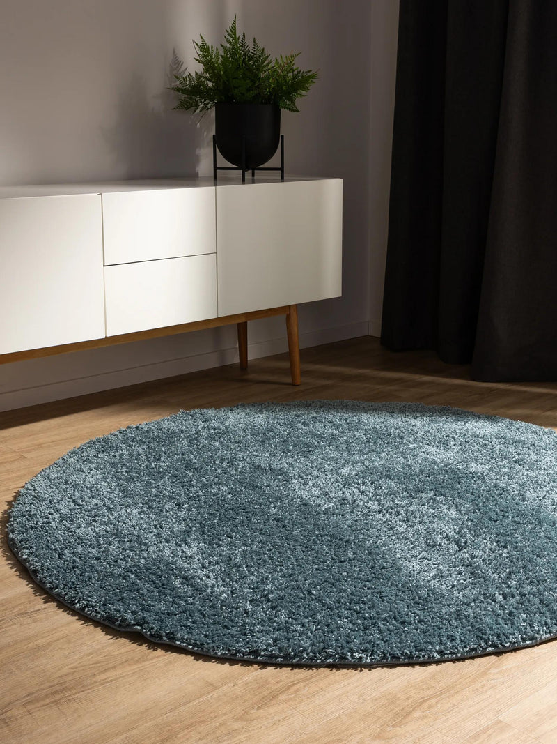 Washable Shaggy Rug Soho Blue