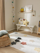 Washable Kid´s Rug Stars Multicolour