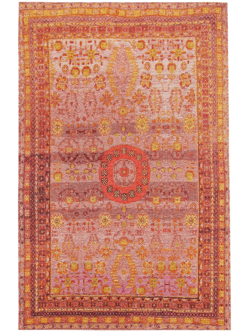 Flat Weave Rug Stay Red