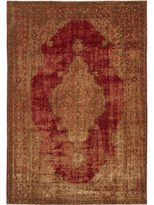 Flat Weave Rug Stay Beige/Red