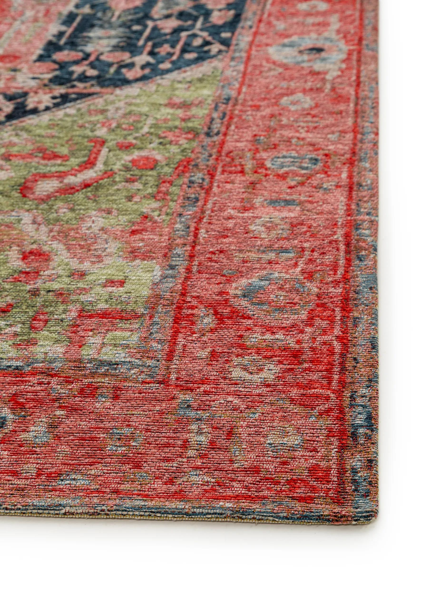 Flat Weave Rug Stay Pink