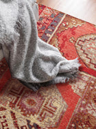 Flat Weave Rug Stay Red