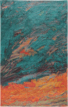 Flat Weave Rug Stay Turquoise