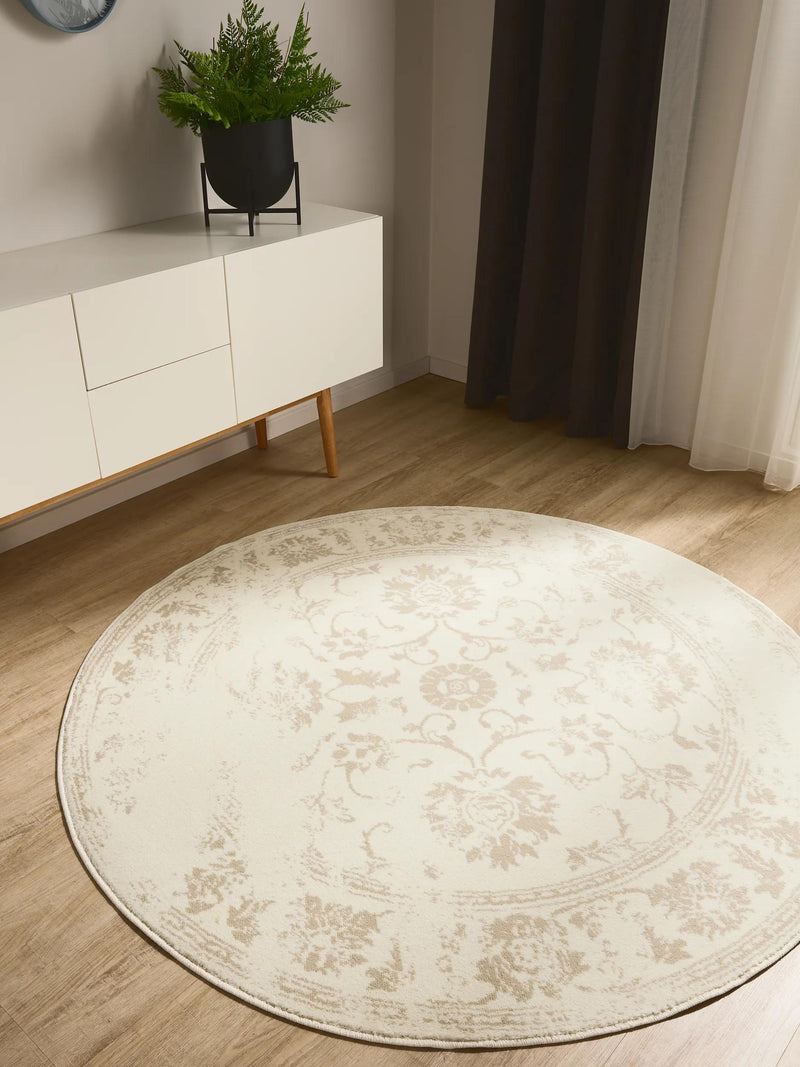 Teppich Suki Creme/Beige