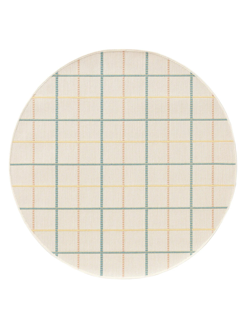 In- & Outdoor Round Rug Sunny Multicolour