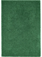 Shaggy rug Swirls Green
