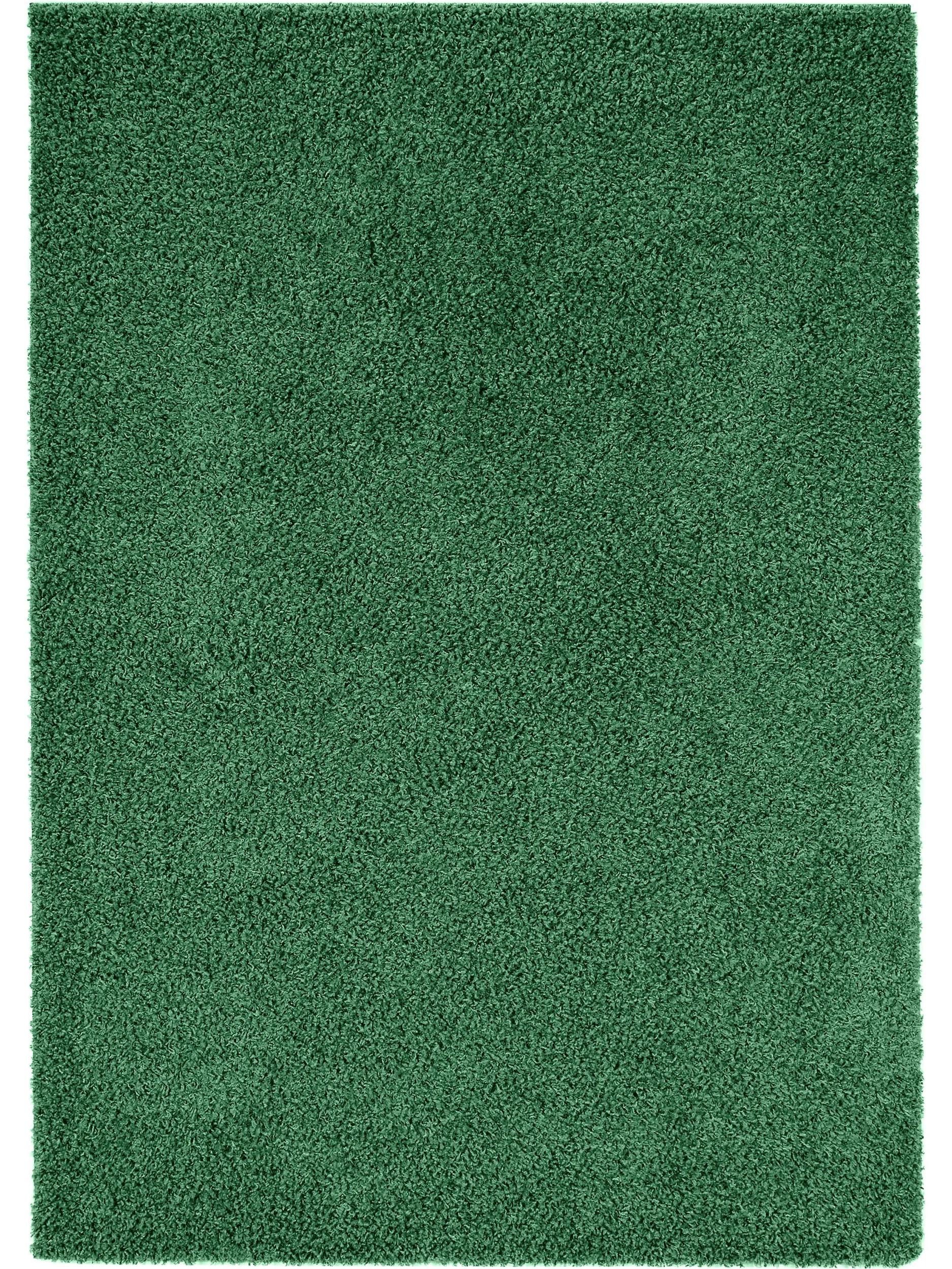 Shaggy rug Swirls Green