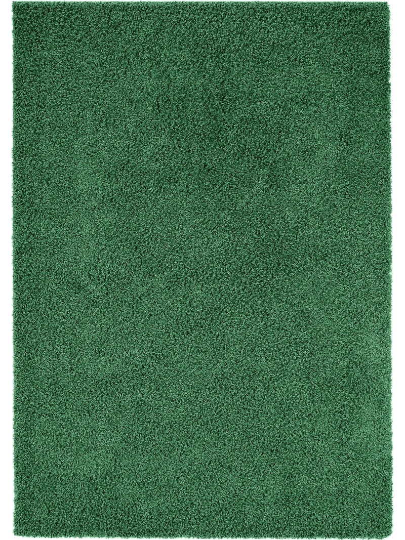 Shaggy rug Swirls Green