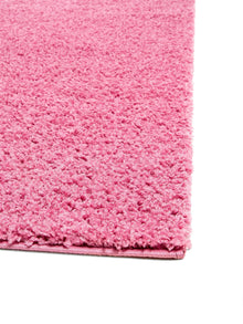 Shaggy rug Swirls Rose