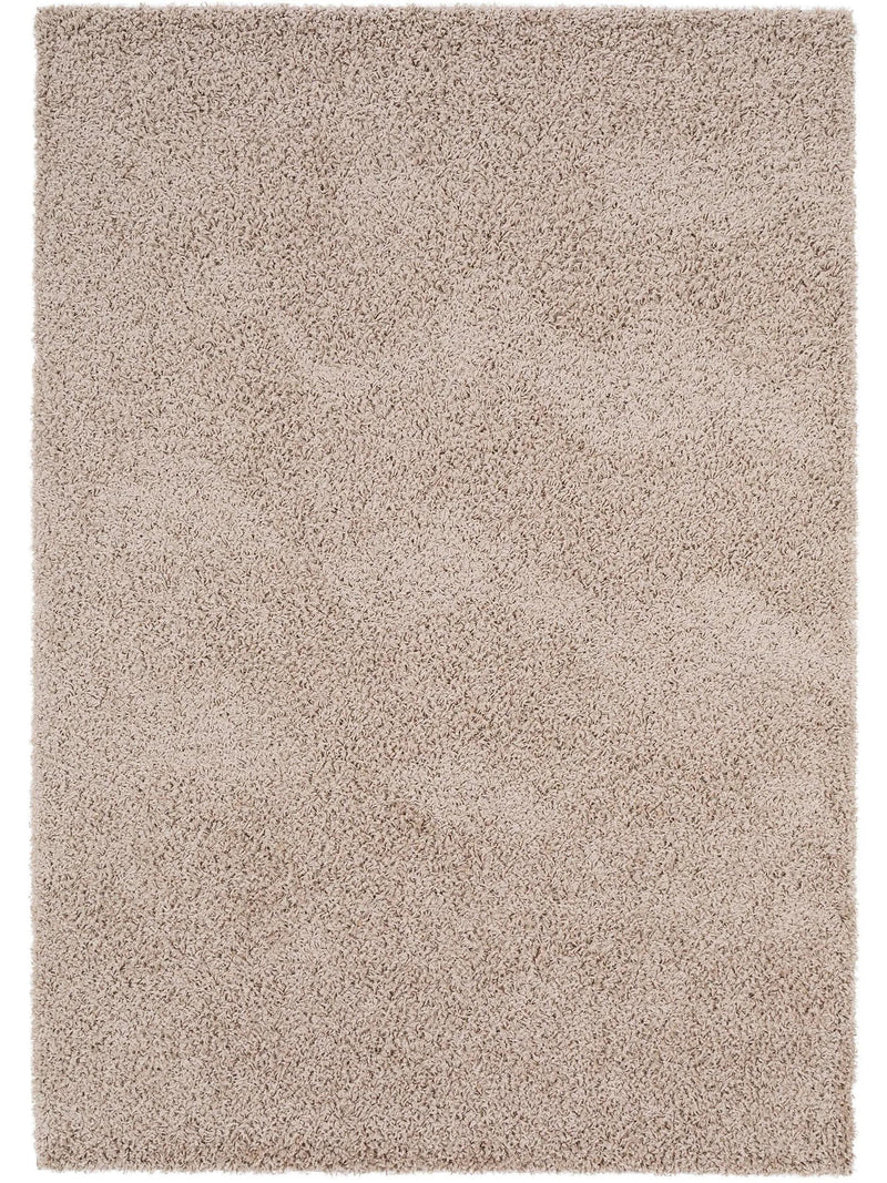 Shaggy rug Swirls Taupe
