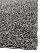 Shaggy rug Swirls Dark Grey
