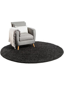 Shaggy rug Swirls Charcoal