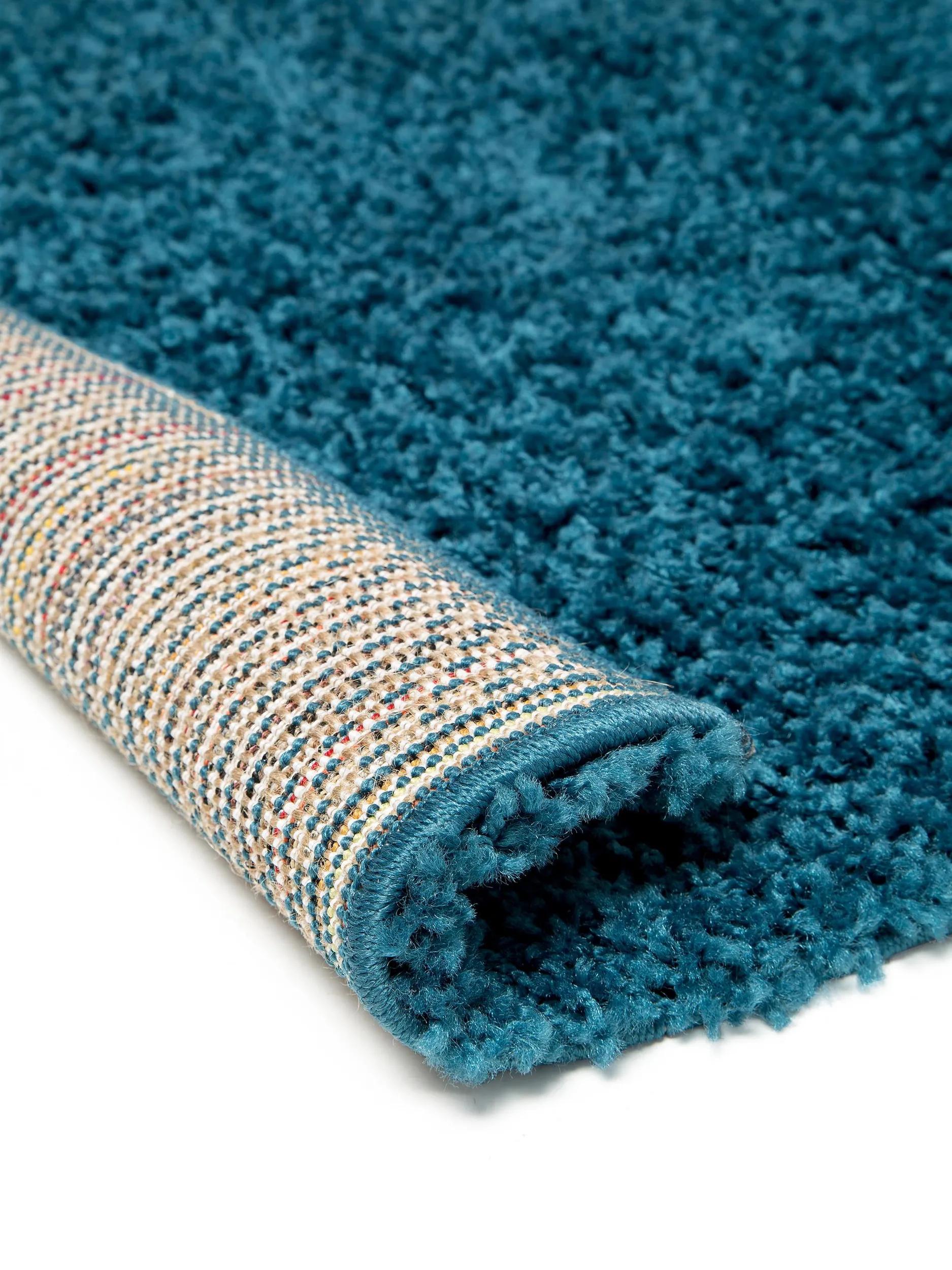 Shaggy rug Swirls Blue