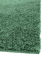Shaggy rug Swirls Green